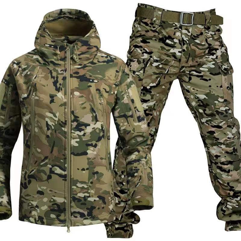Men's Waterproof Outdoor Set with Fleece Lining