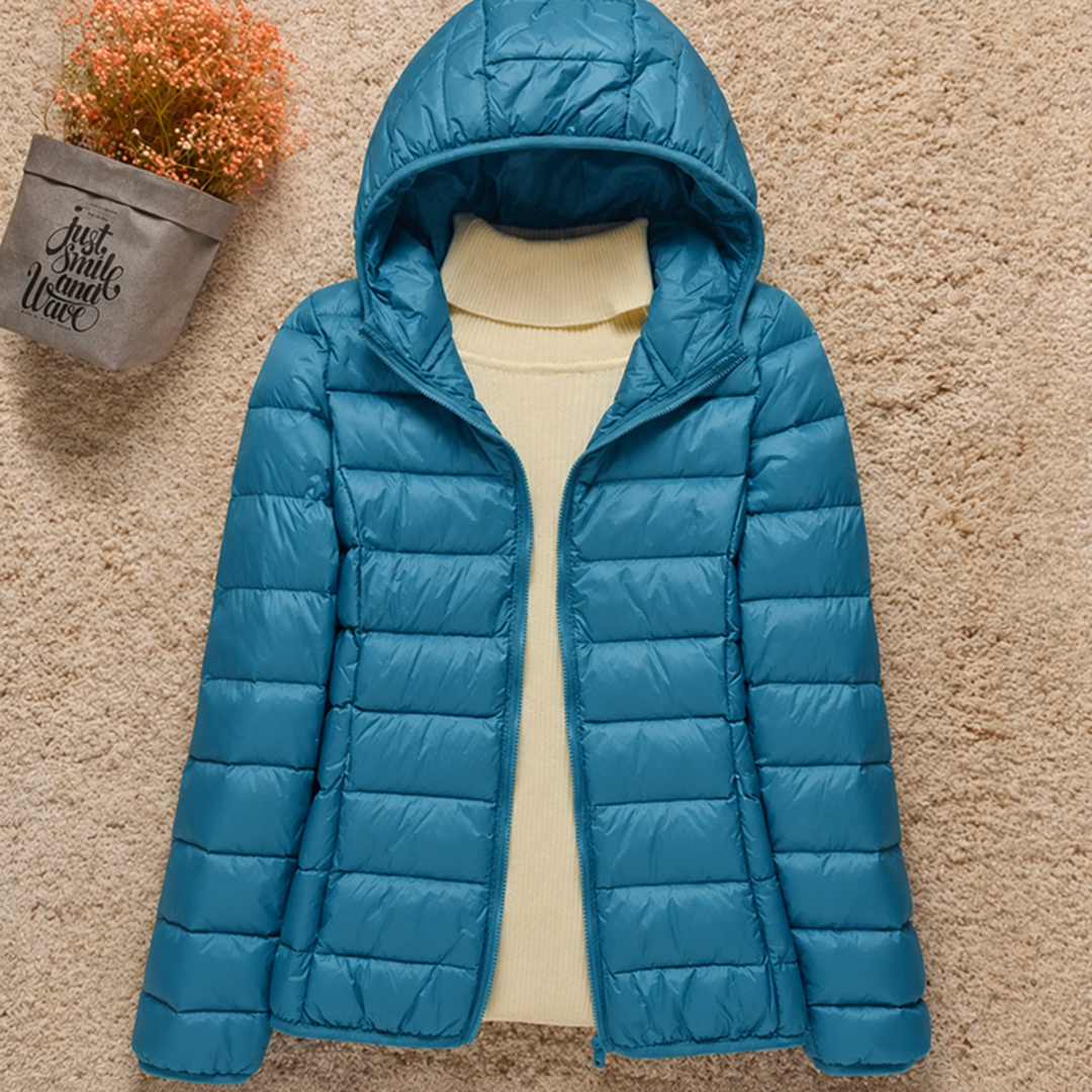 Emilia | Ultralight Hooded Quilted Winter Jacket for Women
