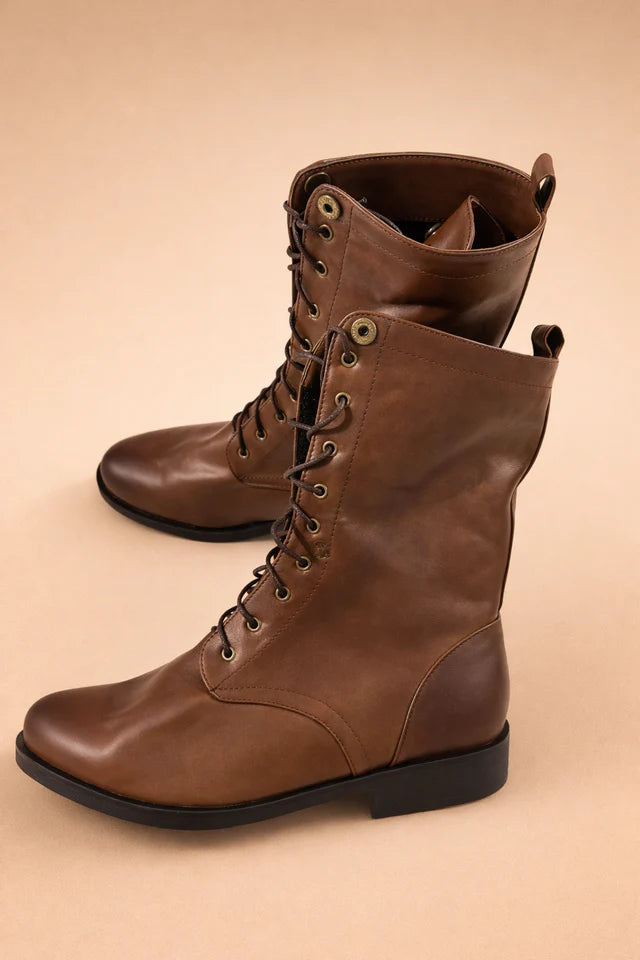 Rosvella | Bottes rétro à lacets pour femmes avec ajustement confortable