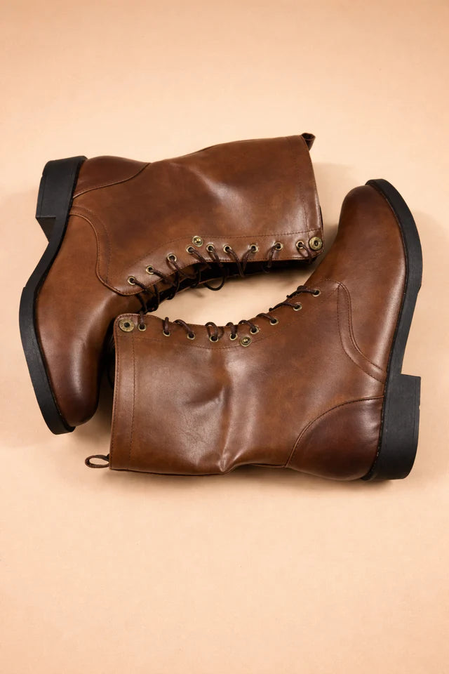 Rosvella | Bottes rétro à lacets pour femmes avec ajustement confortable